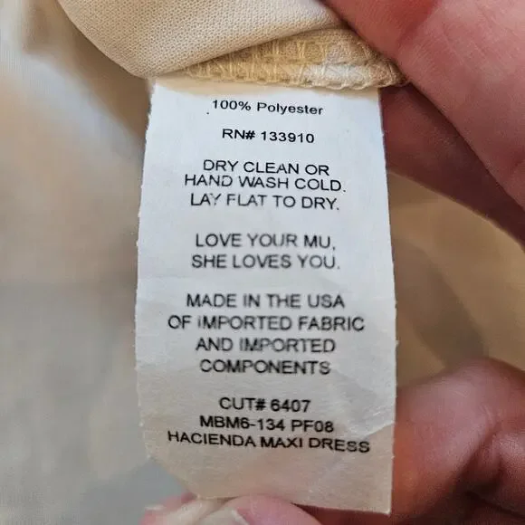 Show Me Your Mumu Hacienda Maxi Dress Womens M Paradise Found Tropical Resort - Picture 13 of 13